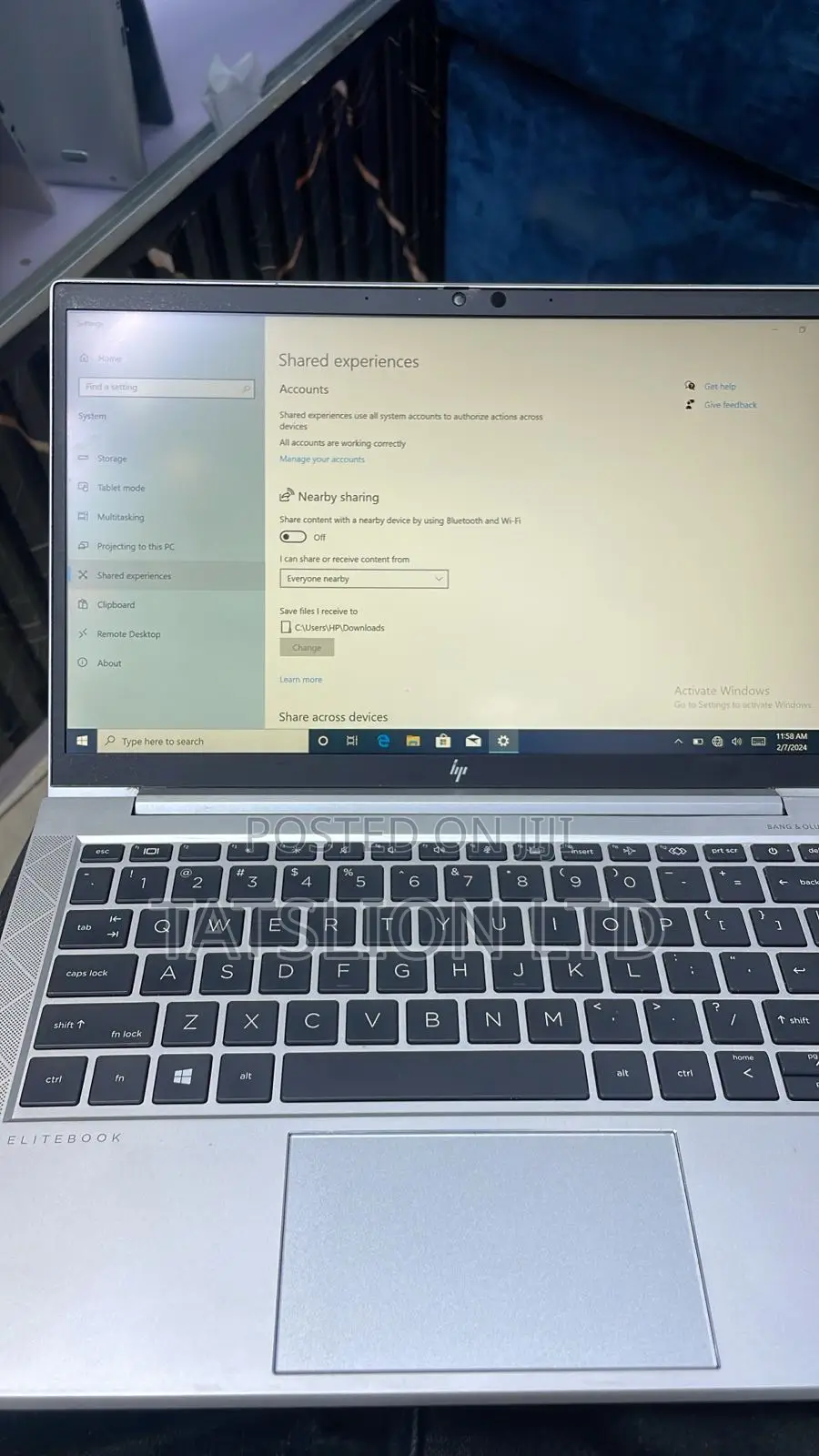 Laptop HP EliteBook 840 G9 8GB Intel Core I5 SSD 256GB