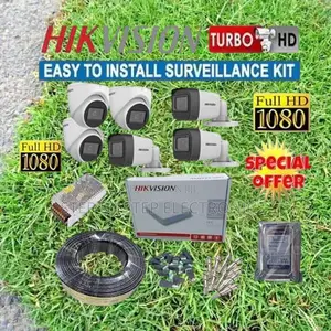 Night Vision Hikvision 6 1080p CCTV Cameras Full Package
