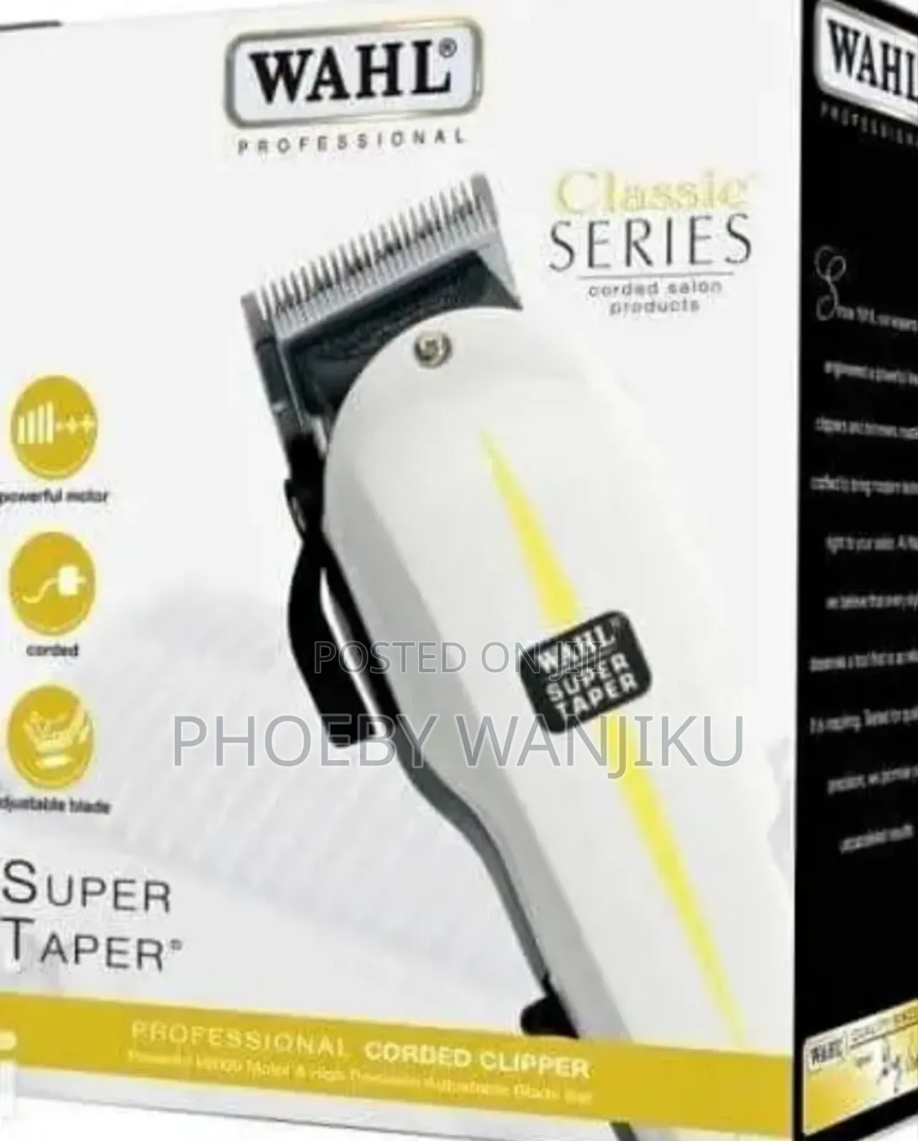 Professional Corded Super Taper Shaver