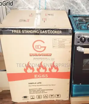 Eurochef Eg65 60×65 3~Gas+1~Electric Cooker Rotisserie,