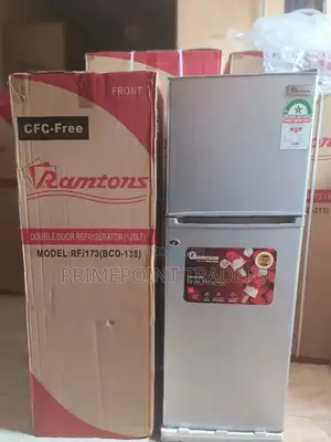 Ramtons Rf/173, 2 Door Direct Cool Fridge, 128 LTRS - Silver