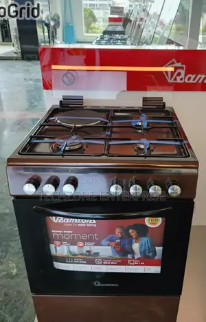 Ramtons 3g+1e 60x60 Brown Cooker- (Rc/605) Electric Oven