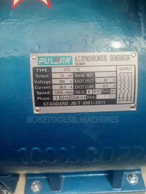 Pulsar 15kw Alternator 3phase