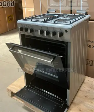 BJS I-6011t-Black 60x60cm 3g+1e Cooker With Electric Oven 