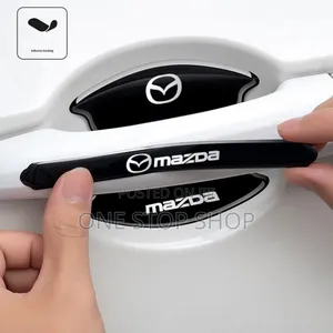 8pcs Mazda Black Door Handle Sticker Protector Guards