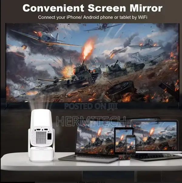 Portable Wifi Projector Screen Mirror Projector