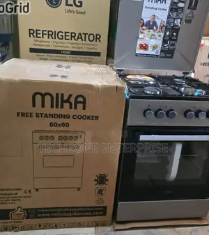 Mika 60*60cm 3g+1e Cooker With Electric Oven, Rotisserie,