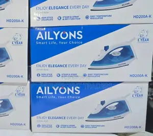 Hd200a-K Steam Spray Ailyons Steam Iron Box