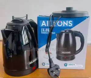 1.8 Litres, Ailyons Plastic Body Electric Kettle - 360° Base