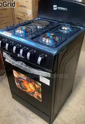 Black Sayona 50*50cm 3g + 1e Free Standing Gas Cooker