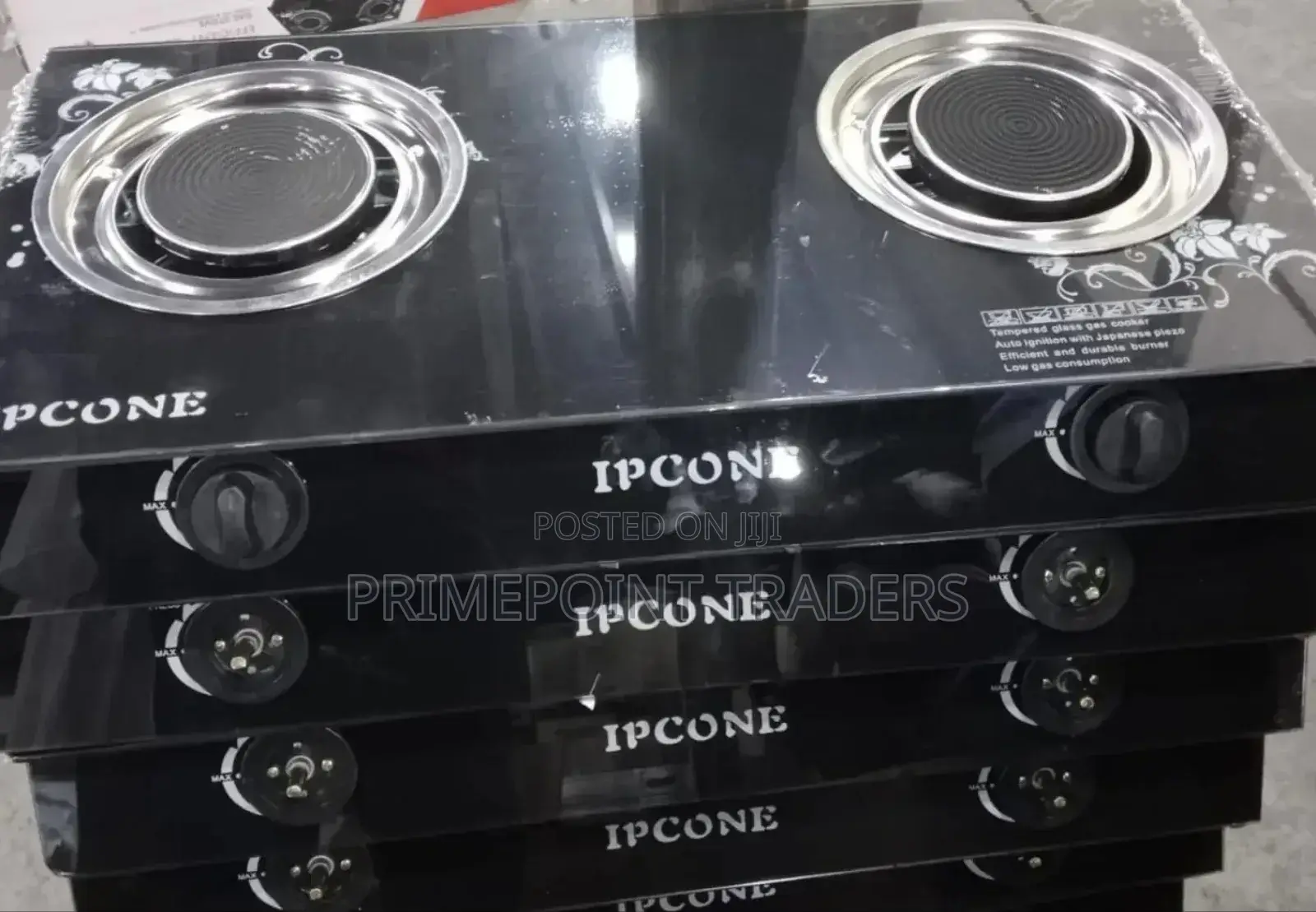 Ipcone 2 Burner Infrared Cooker (Glass-Top)