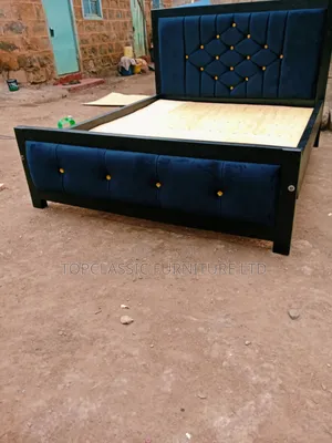5x6 Navy Blue Bed
