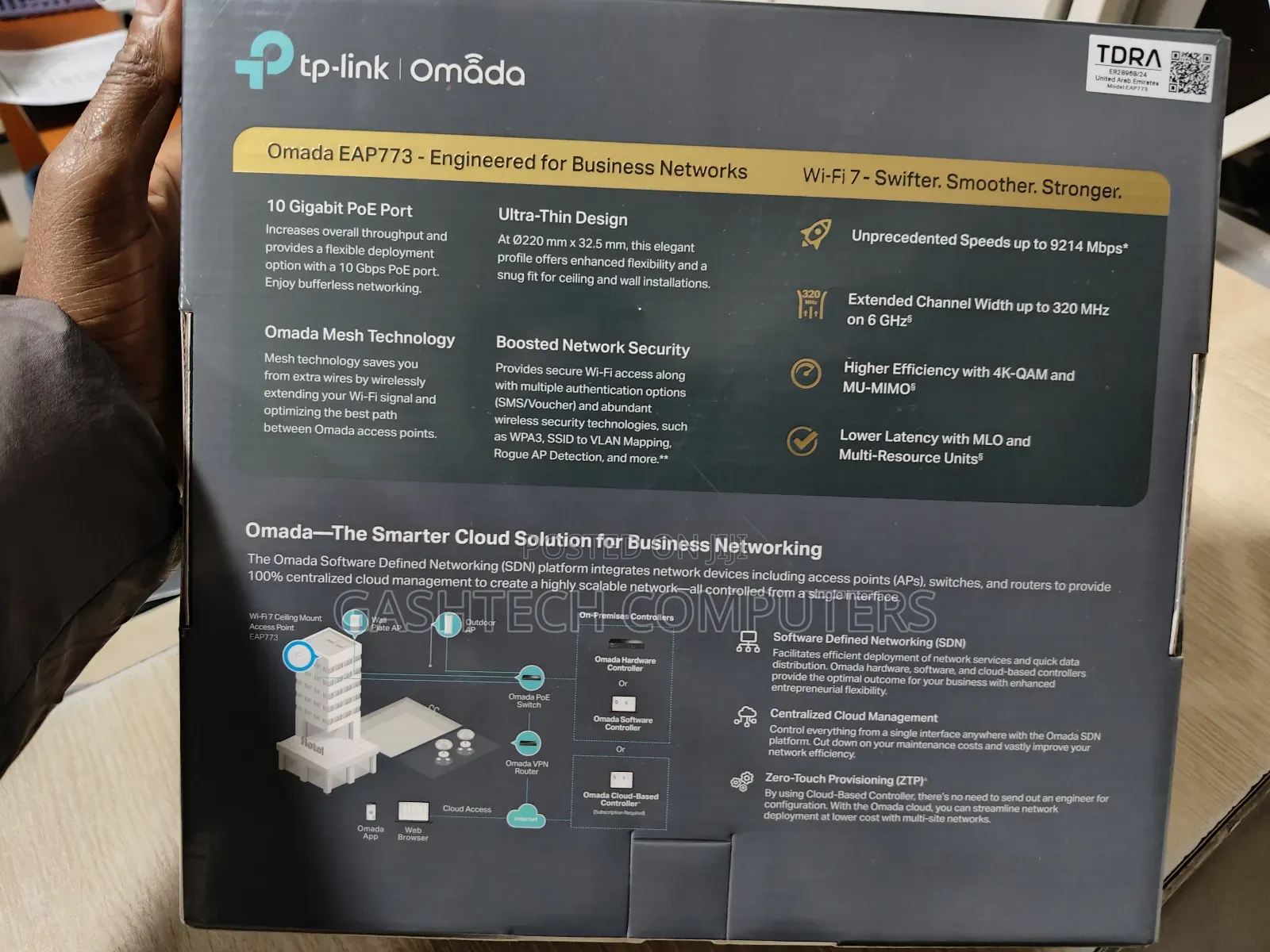 Tp-Link Ceiling Mount Wi-Fi 7 Access Point - Tl-Eap773