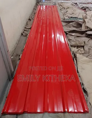 Box Profile Sheet, Maasai Red.