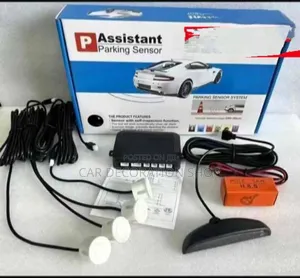 4x White Parking Sensors Universal Fit for Rear Bumperz