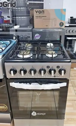 Nunix Kz560-Go 50x55cm All-Gas Cooker With Gas Oven