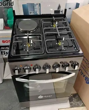 Nunix Kz-560 50x55cm 3~Gas + 1~Electric Standing Cooker