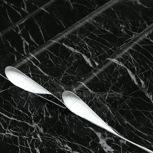 Marble Black Contact Papers