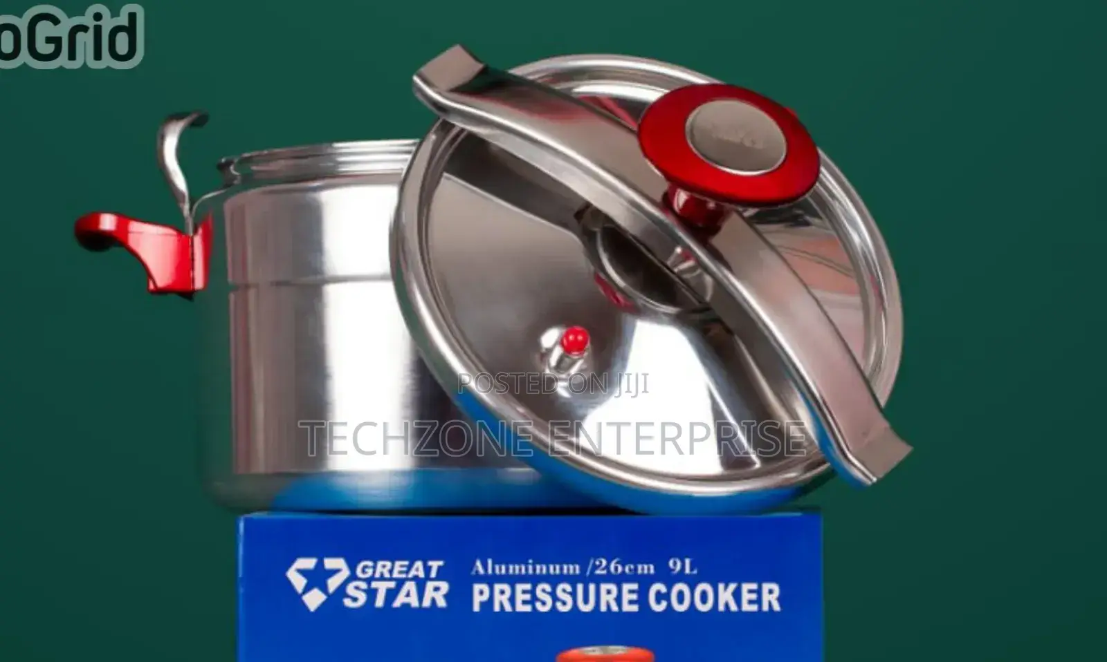 Great Star Aluminum 2 Handle Pressure Cooker 9 Litres