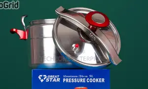 Great Star Aluminum 2 Handle Pressure Cooker 9 Litres