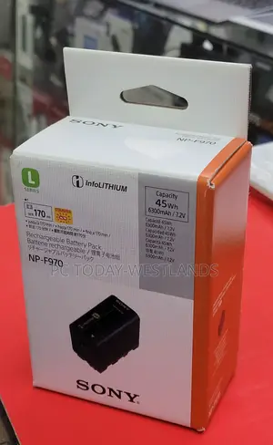Genuine Sony Np-F970 L-Series Info-Lithium Battery (6300mah)