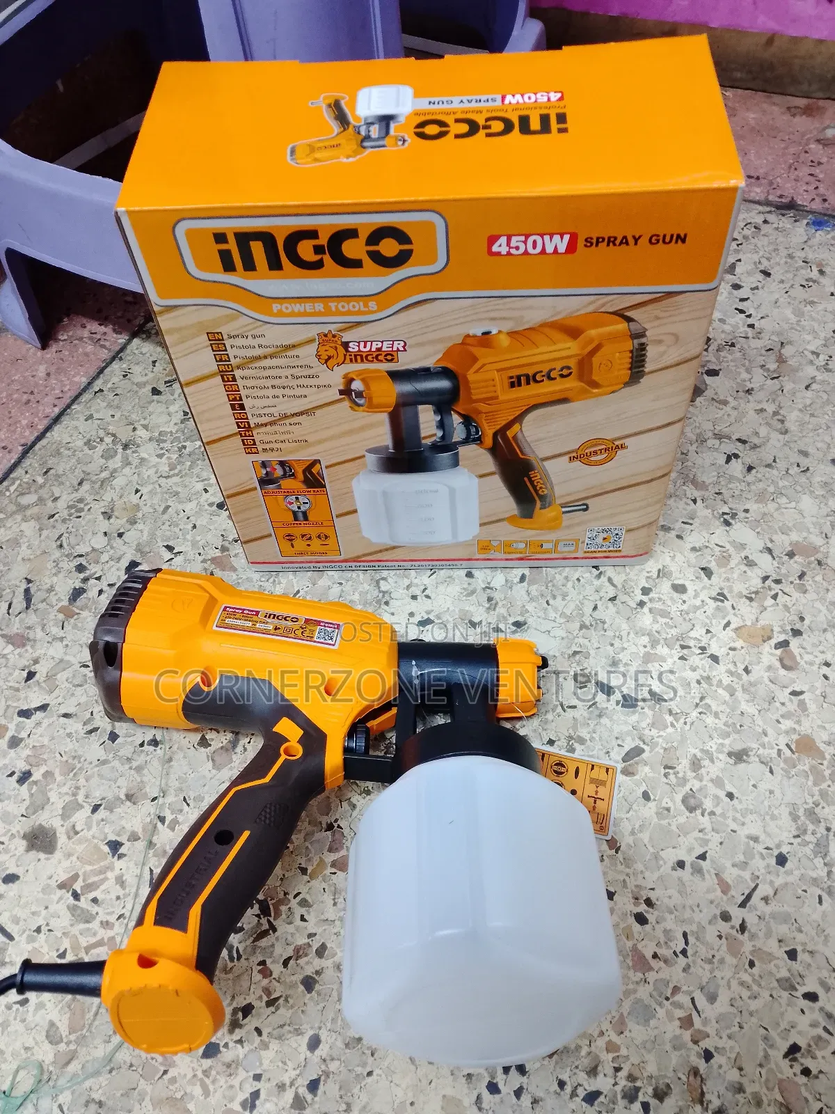 Ingco 450w Electric Spray Gun/ Spray Gun