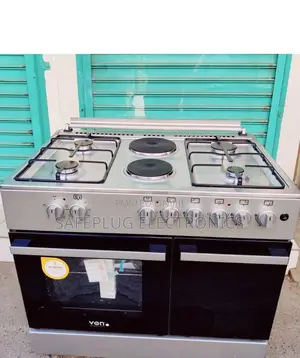 Von 90x60 Gas Cooker 4 Gas + 2 Electric Burners With Oven