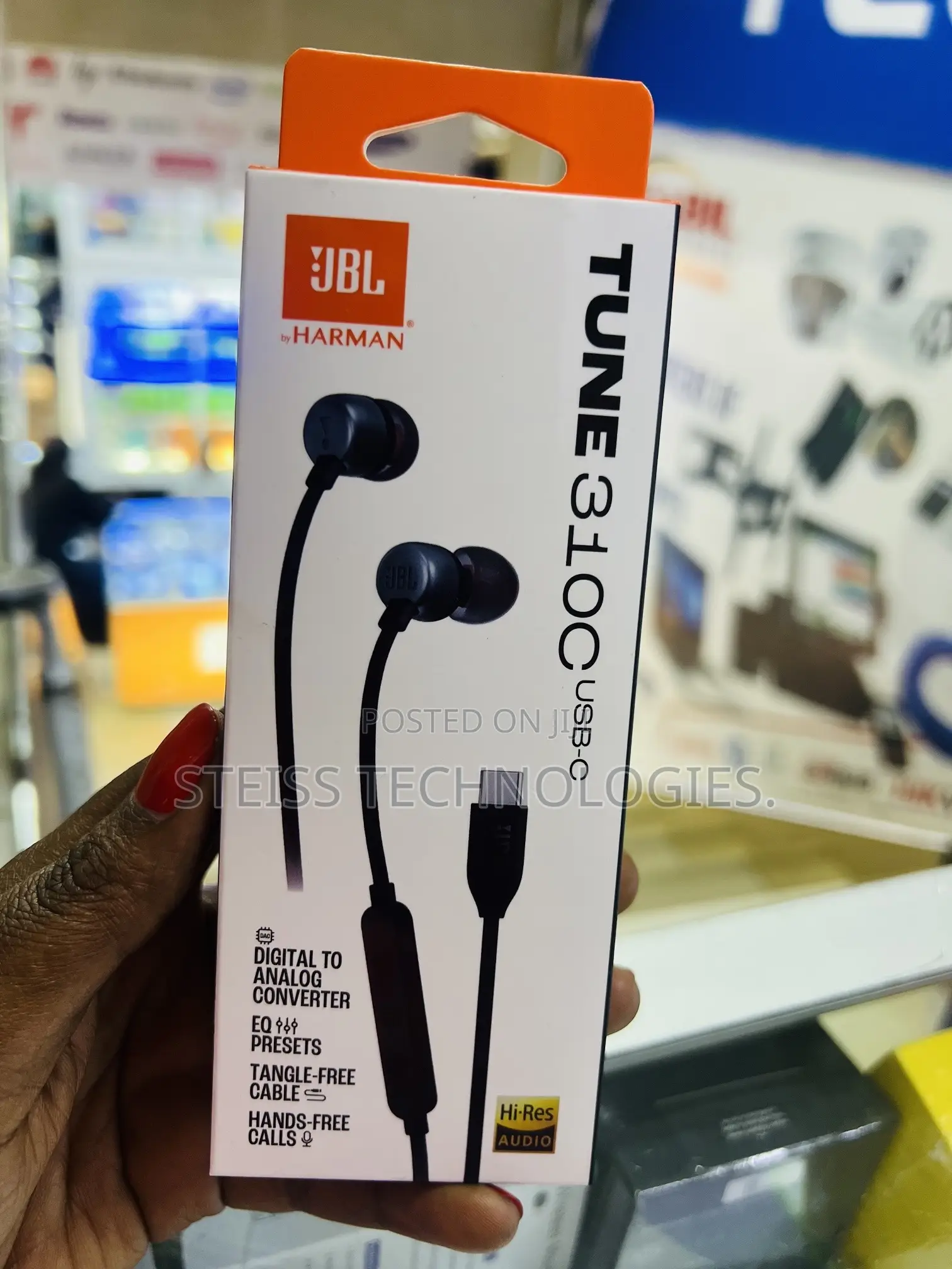 JBL Tune 310c Type C Earphones