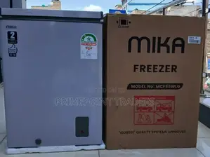 95 Litres Mika Chest Freezer - Flip-Up Lid (Grey)