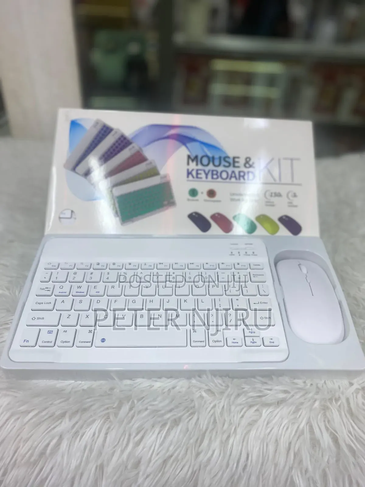 Rechargeable Bluetooth Keyboard Mouse Kit Wireless