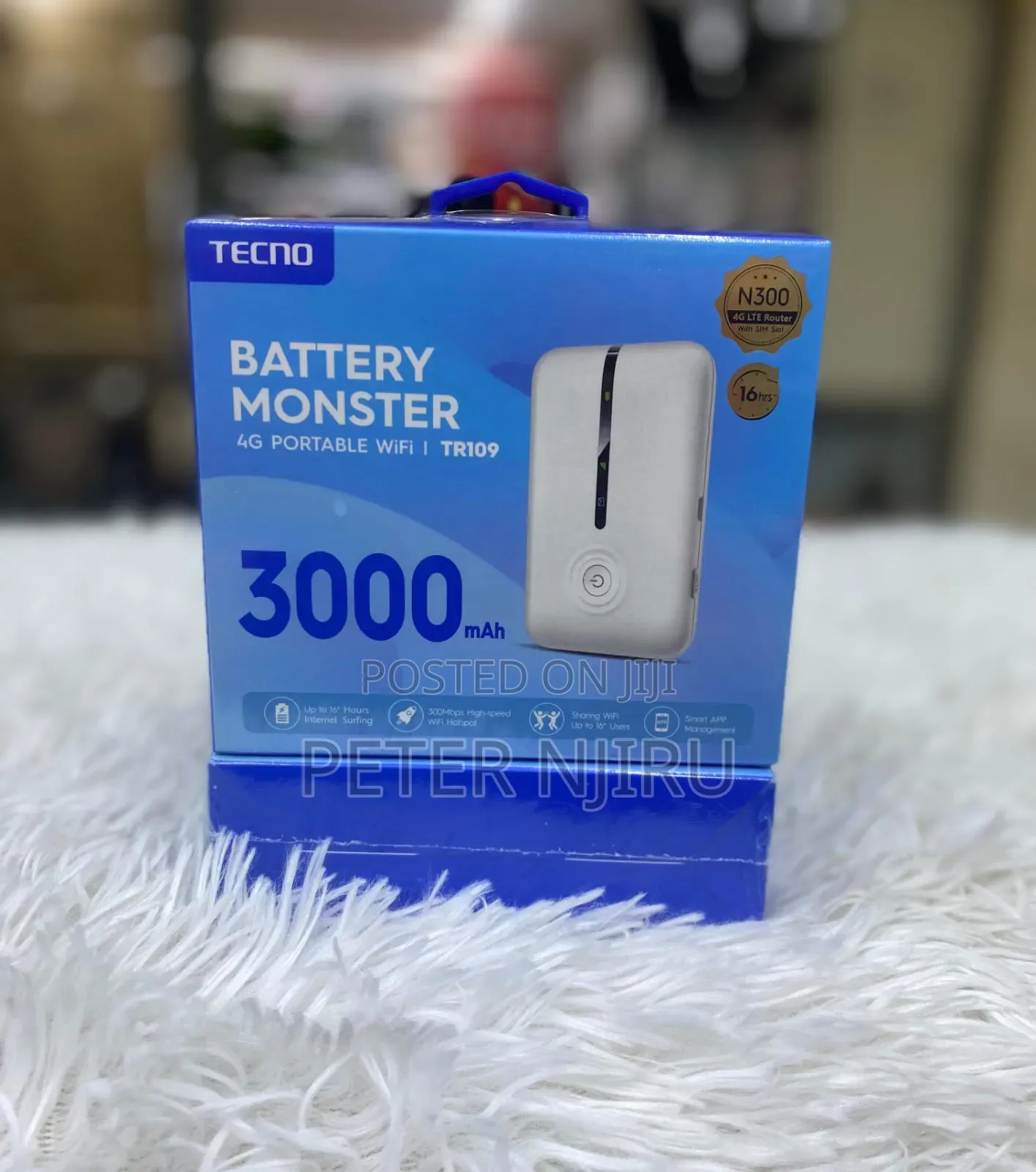 Tecno Tr109 – High-Speed 300mb/S Mifi