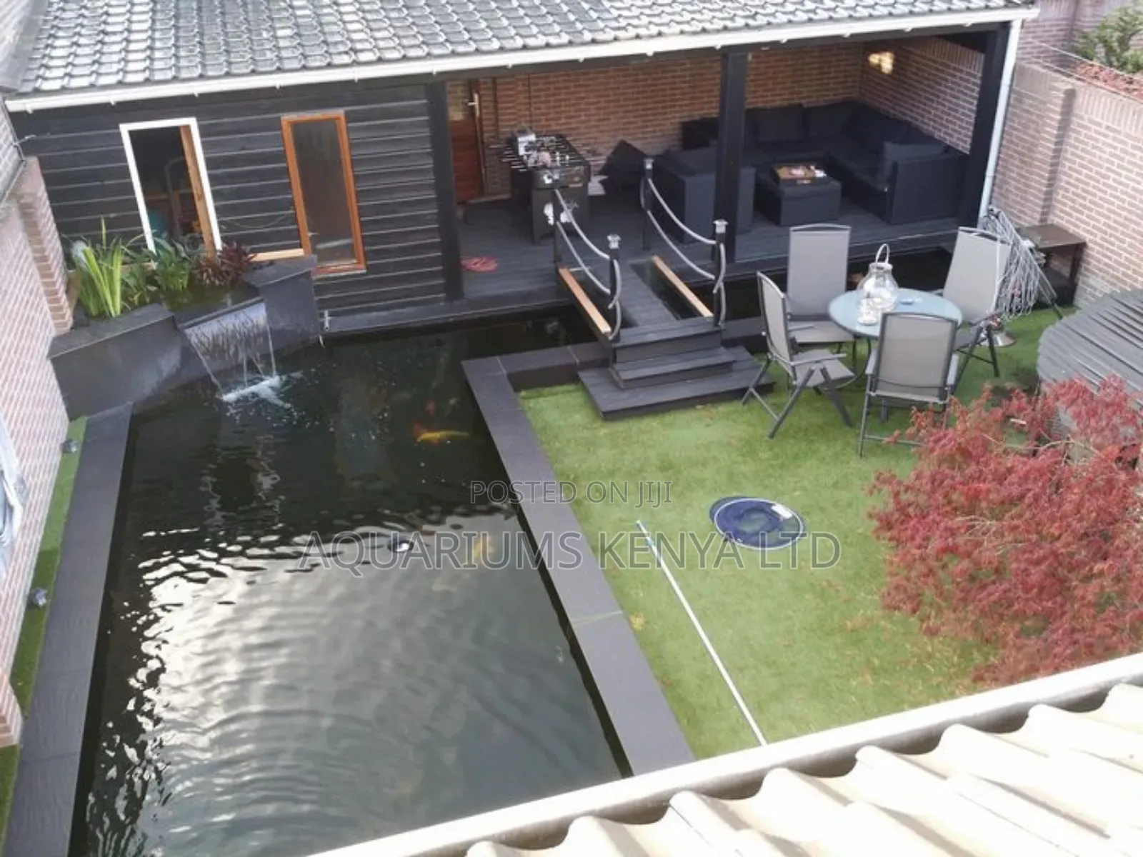 Koi Backyard Pond Construction
