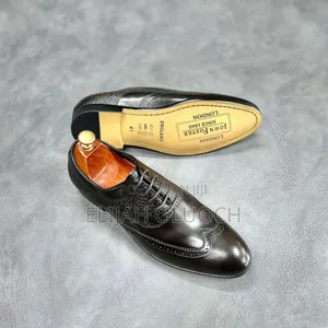Premium Quality Lace Up Leather Official Shoes John Foster
