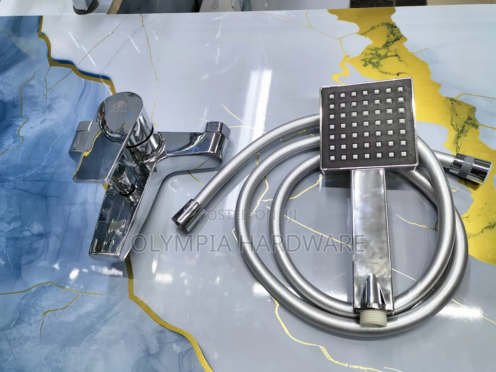 Bath Mixer + Telephone Shower