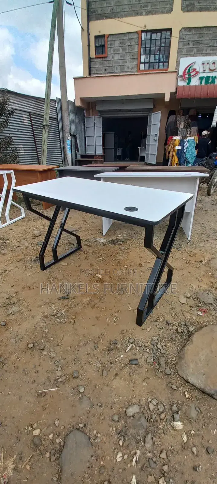 Black White Black White Office Table