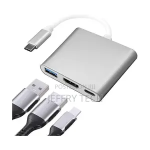 Multifunctional 3-in-1 Usb-C Hub Adapter: Hdmi, Superspee