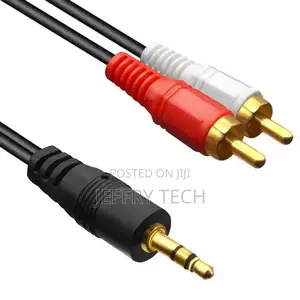 Caps 3.5mm Jack Male to 2rca Male Auxiliary Audio Cable 10m