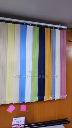 Vertical Office Blinds and Office Curtains Colours