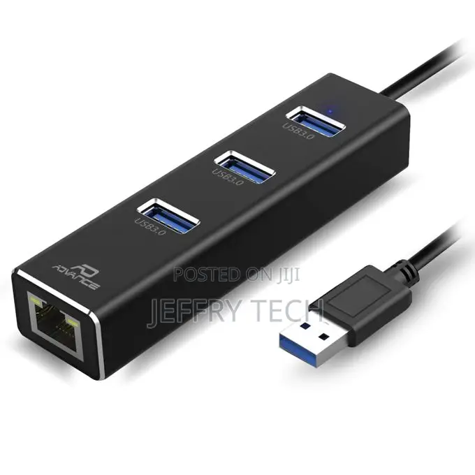 Advance Usb 3.0 Network Adapter Rj45 Gigabit Ethernet Hub