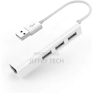 Usb Type-C to Rj45 Adapter 3-Port Usb Hub Compatible With