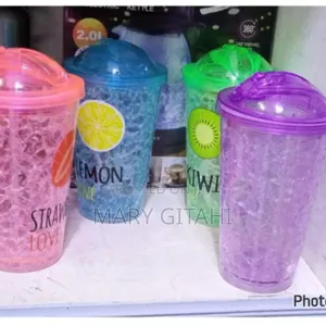 Stylish Double Wall Frost Ice Smoothie Cup