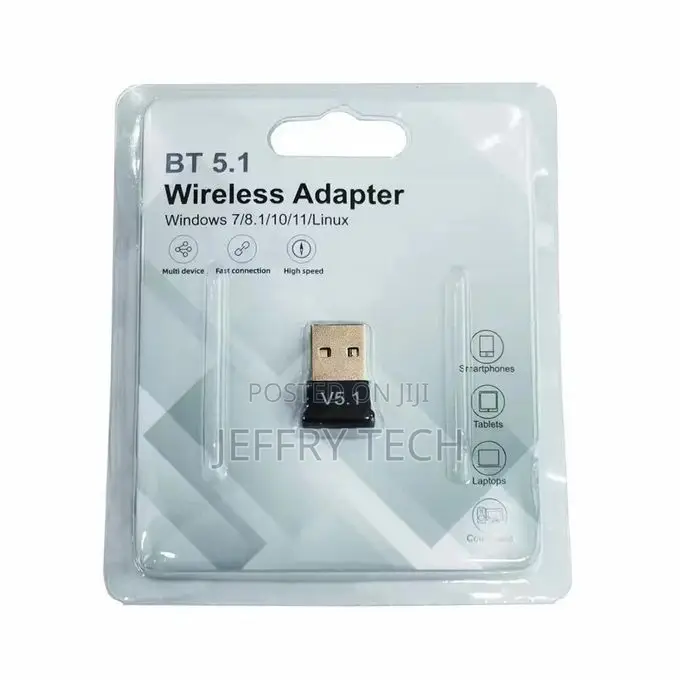 Usb Bluetooth Adapter for Laptop Desktop Pc V5.1