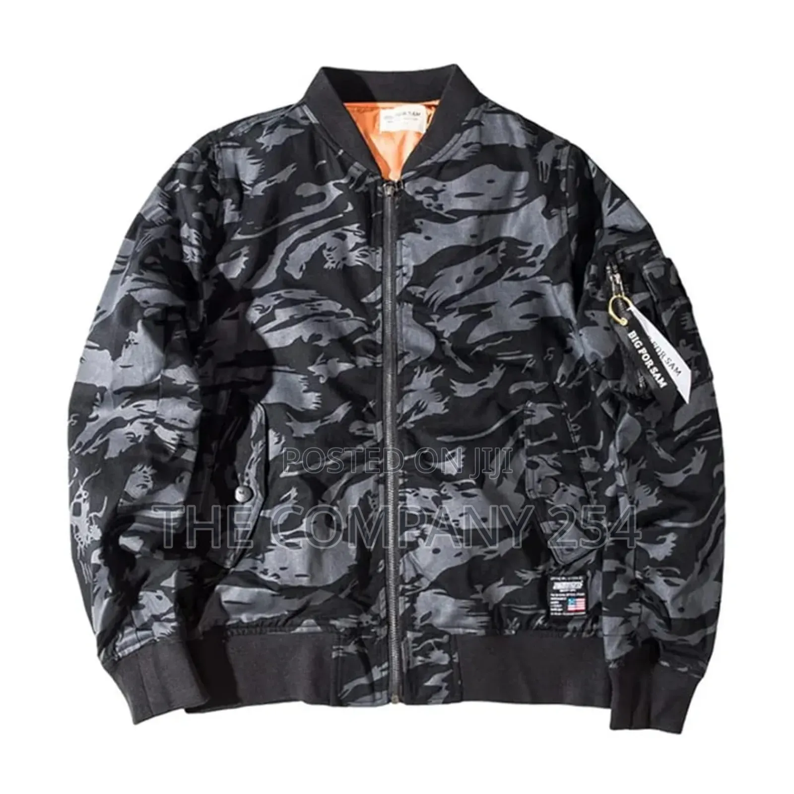 Quality All Weather Camouflage Zipper Puffed Bomba Jacket