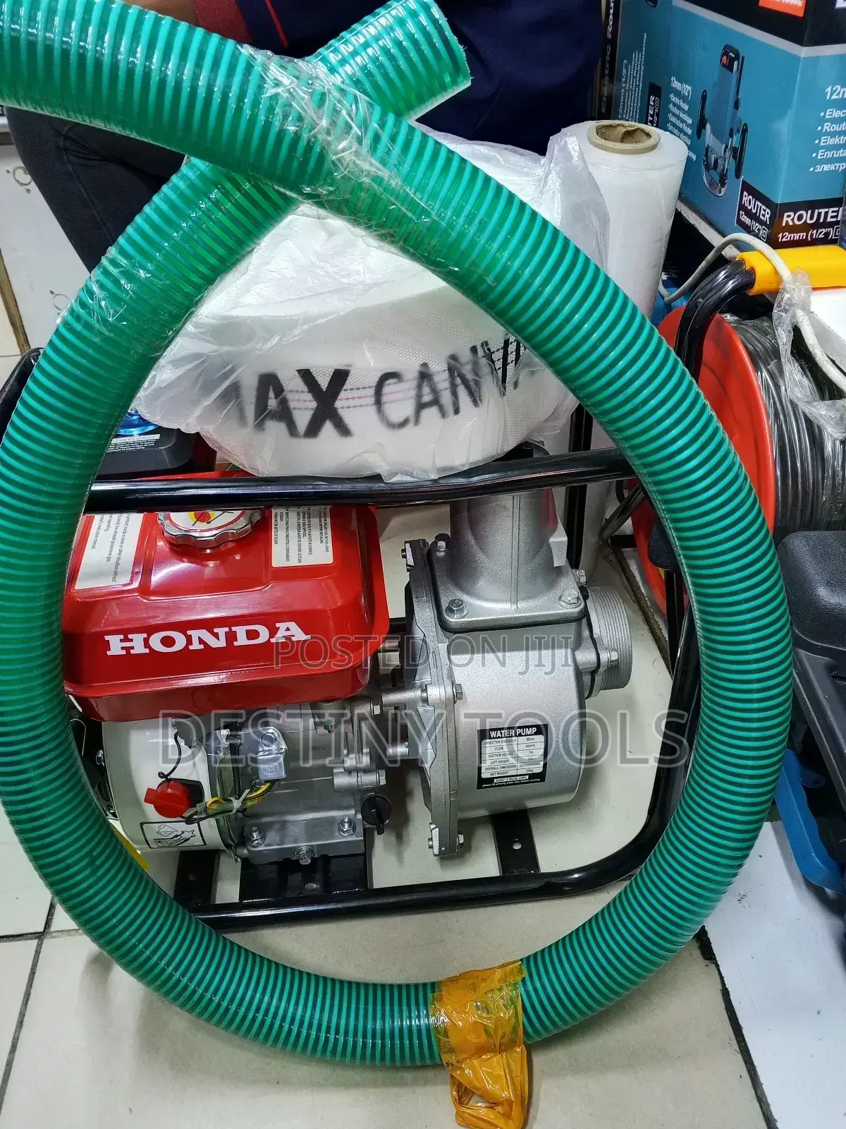 Honda Water Pump, Canvas Pipe 30m, Suction Pipe