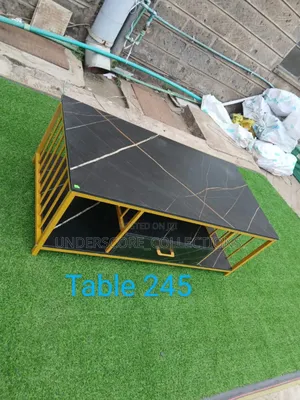 Black Top MDF Coffee Table