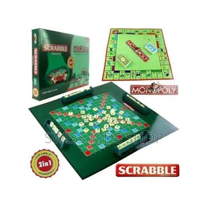 Scrabble and Monopoly 2 in 1 Game