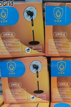 Urk 16 Inches Standing Fan With Adjustable Height