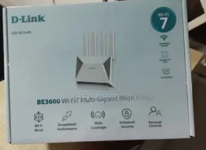 D-Link Be-3600 Wifi 7 Dual Band Mesh Router Dir-Be364k
