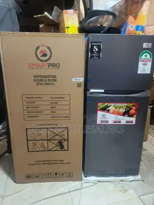 Smart Pro Sfr-150-dt-i Double Door Refrigerator,121l -silver