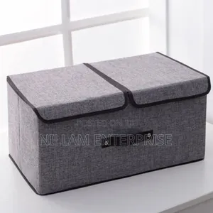 Foldable Cotton Linen Closet Storage Box